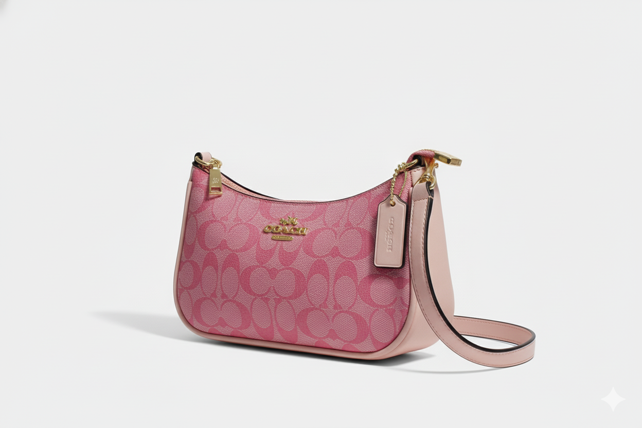 Pink Coach Teri Bag