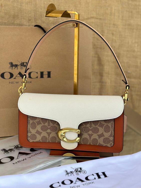 Original Coach Tabby Bag With Cherry Charm Key Chain 🍒