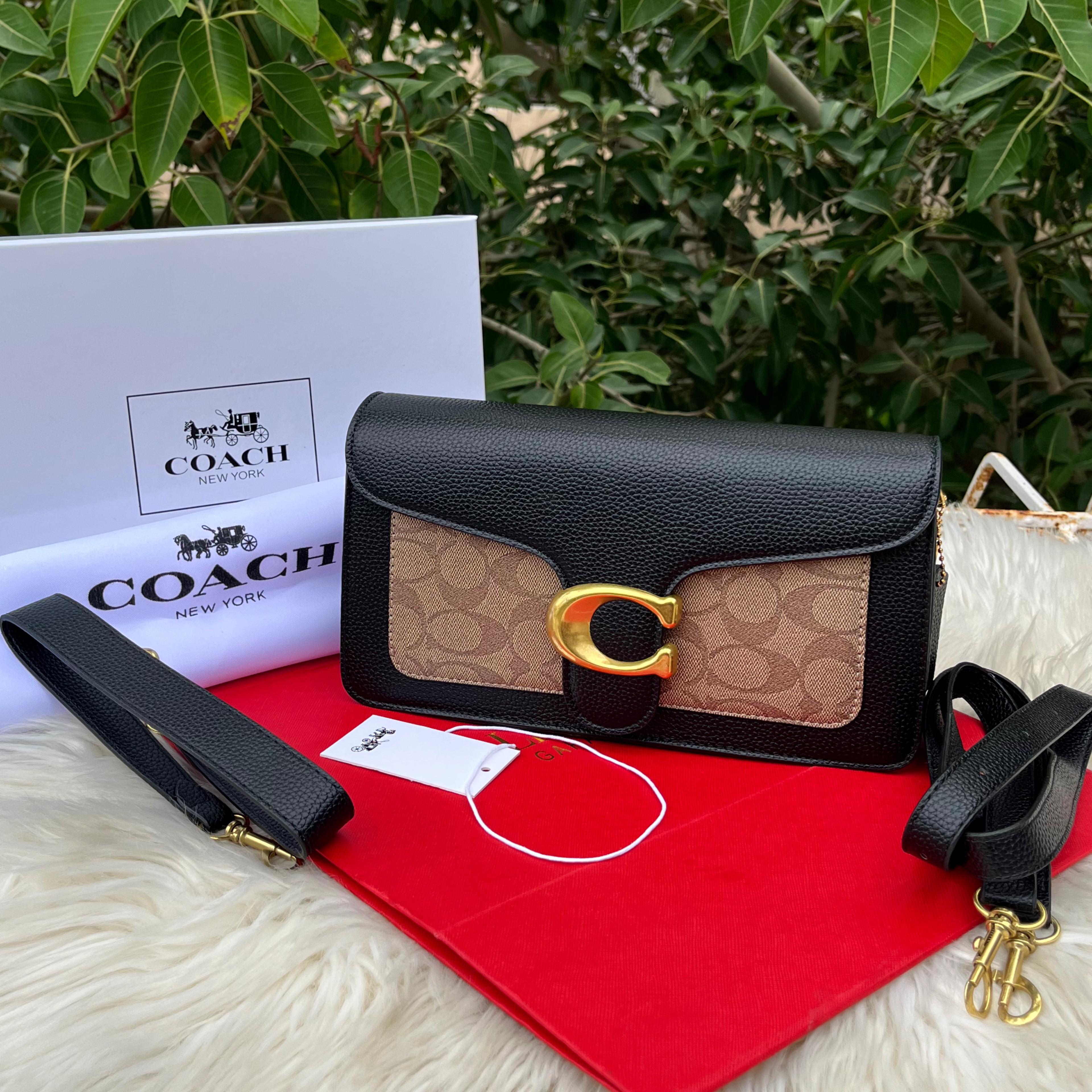 Original Coach Tabby Shoulder Bag With Cherry Charm Key Chain 🍒