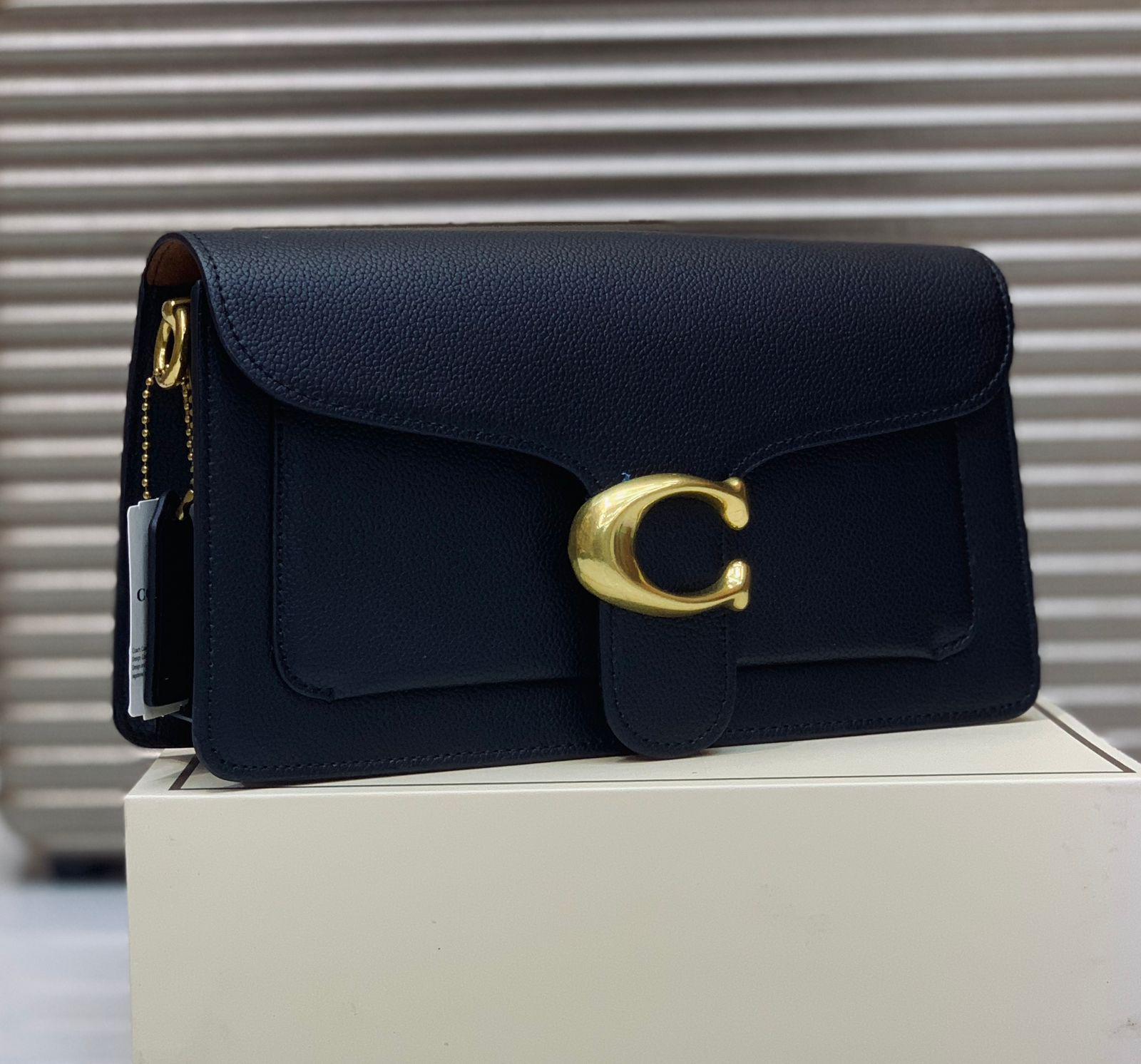 Original Coach Tabby Shoulder Bag With Cherry Charm Key Chain 🍒